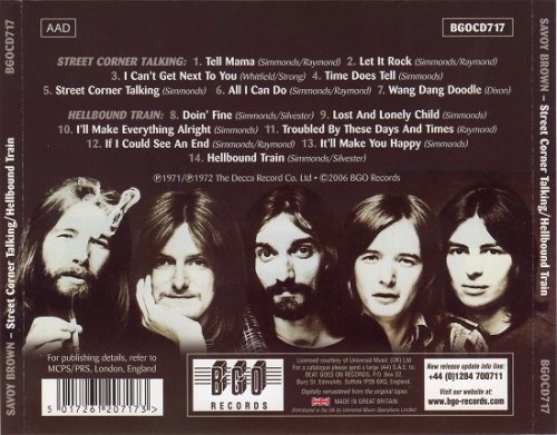 Savoy Brown - Street Corner Talking / Hellbound Train (Reissue) (1971-72/2006)