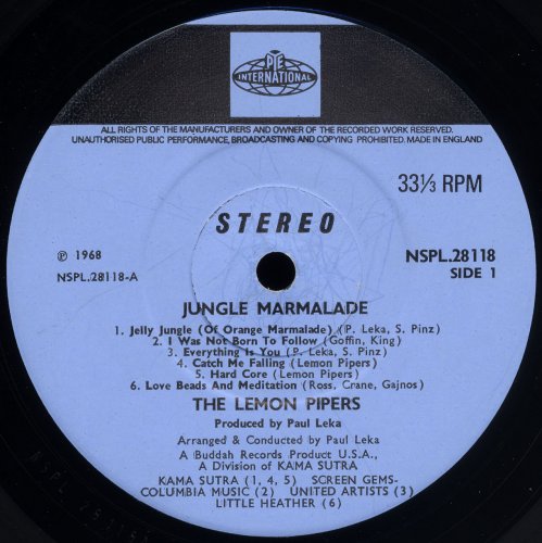 The Lemon Pipers - Jungle Marmalade (1968) LP