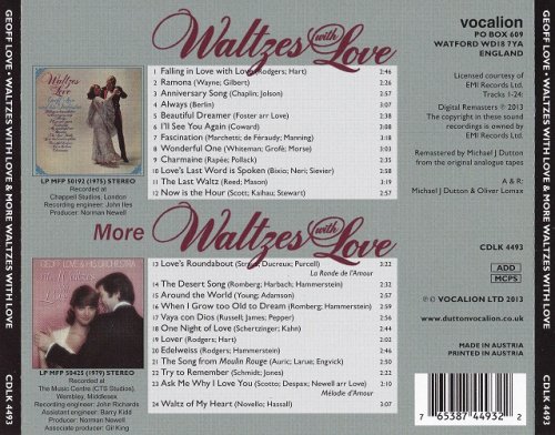 Geoff Love - Waltzes With Love & More Waltzes With Love (2013) CD-Rip