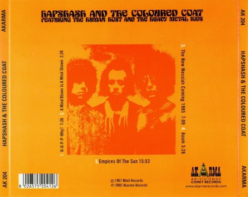 Hapshash And The Coloured Coat - Featuring The Human Host And The Heavy Metal Kids (Reissue) (1967/2002)