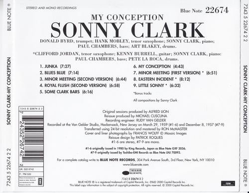 Sonny Clark - My Conception (1957) 320 kbps+CD Rip