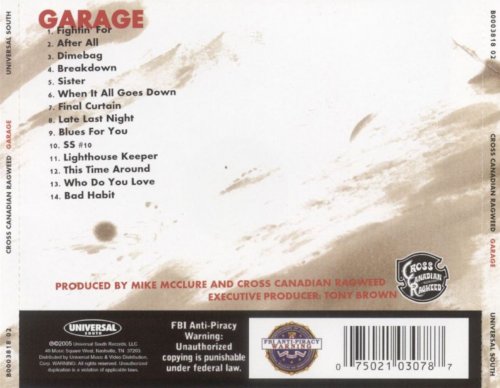 Cross Canadian Ragweed - Garage (2005)