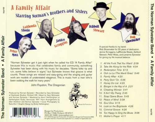 The Norman Sylvester Band - A Family Affair: Music From The Soul (2003) CD-Rip