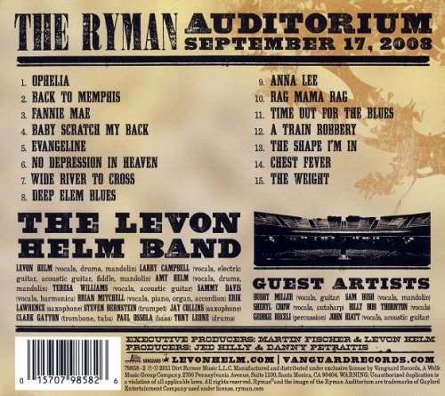 Levon Helm - Ramble at the Ryman (2011)