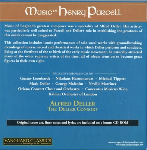 Alfred Deller - The Complete Vanguard Recordings, vol.2: Music of Henry Purcell (2008)