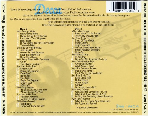 Les Paul - The Complete Decca Trios-Plus (1936-1947) [1997] CD-Rip