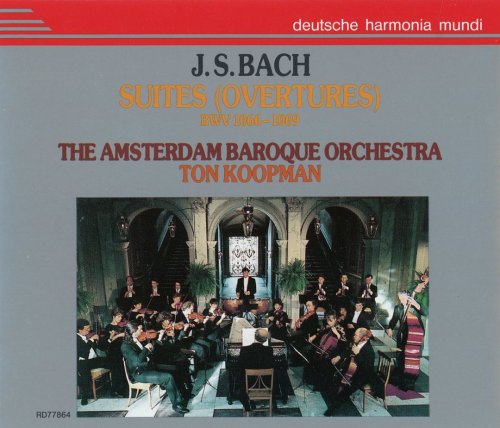 Ton Koopman, The Amsterdam Baroque Orchestra - J.S.Bach - Suites (Overtures) BWV 1066-1069 (1989)