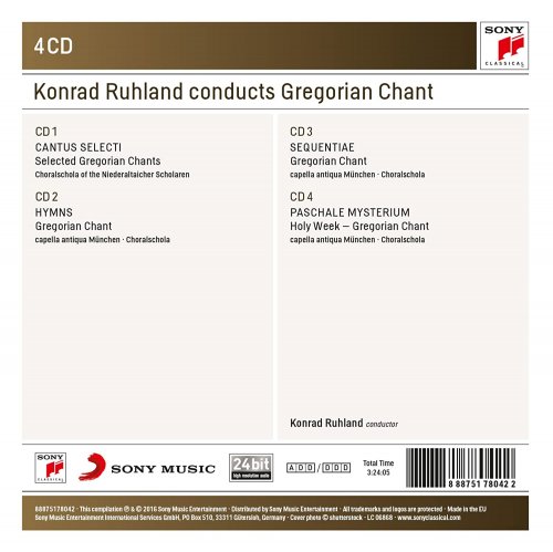 Capella Antiqua München, Konrad Ruhland - Konrad Ruhland Conducts Gregorian Chant (2016)