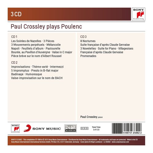 Paul Crossley - Paul Crossley Plays Poulenc - Complete Works for Piano (2015)