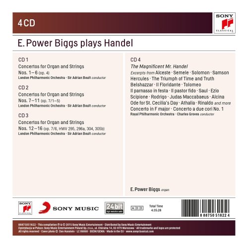 E. Power Biggs - E. Power Biggs Plays Handel - The 16 Concertos and More (2015)