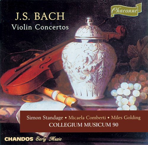 Johann Sebastian Bach - Violin Concertos: Simon Standage, Micaela Comberti, Miles Golding, Collegium Musicum 90 (1996)