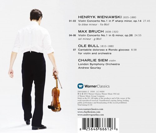 London Symphony Orchestra, Charlie Siem - Charlie Siem Plays Bruch, Wieniawski & Bull (2011)