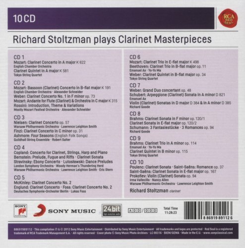 Richard Stoltzman - Richard Stoltzman plays Clarinet Concertos, Sonatas and Chamber Music [10CD] (2012)