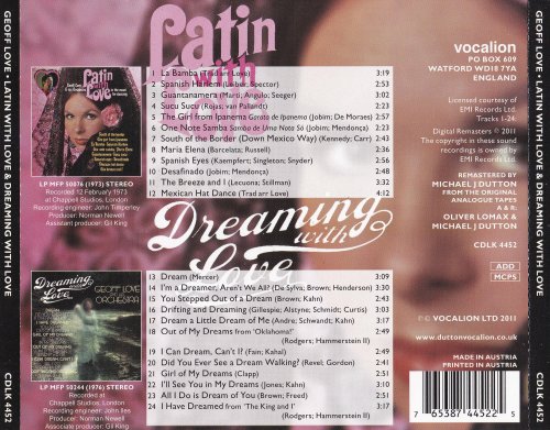 Geoff Love - Latin With Love & Dreaming With Love (2011) CD-Rip