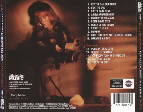 Jackie Deshannon - New Arrangement (Reissue) (1975/2009)