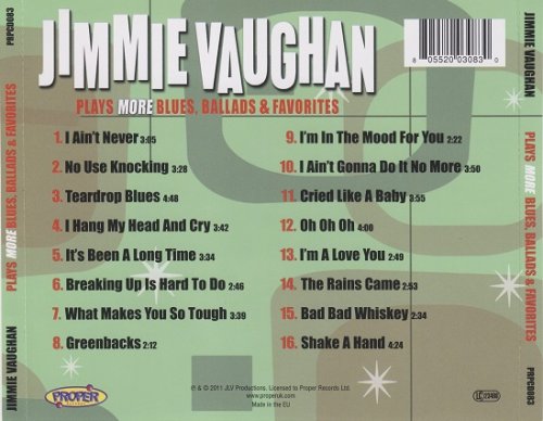 Jimmie Vaughan Featuring Lou Ann Barton ‎– Plays More Blues, Ballads & Favorites (2011)