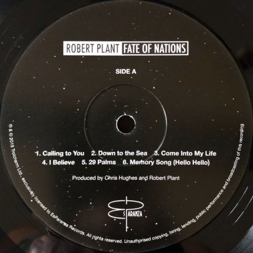 Robert Plant - Fate Of Nations (2019 Reissue) LP