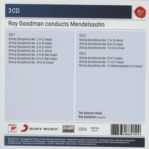 Roy Goodman - Roy Goodman Conducts Mendelssohn String Symphonies (2014)