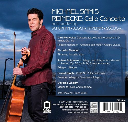 Michael Samis, James Button, Eric Willie, Gateway Chamber Orchestra, Gregory Wolynec - Reinecke: Cello Concerto (2014) [Hi-Res]