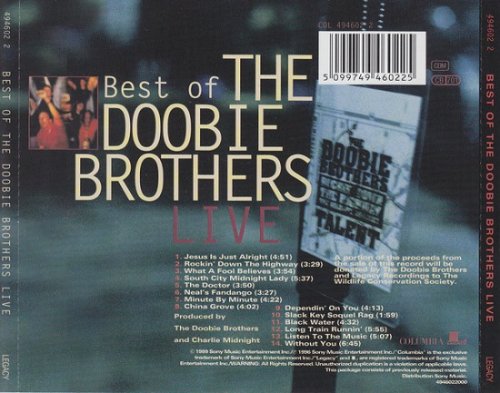 The Doobie Brothers - Best Of The Doobie Brothers Live (1999)