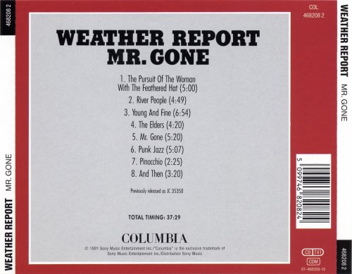 Weather Report - Mr. Gone (1978) [1991 Columbia Jazz Contemporary Masters] CD-Rip