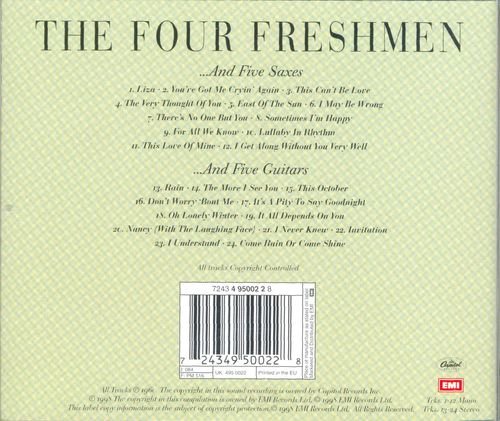 The Four Freshmen - ...And Five Saxes ...And Five Guitars (1998) 320 kbps+CD Rip