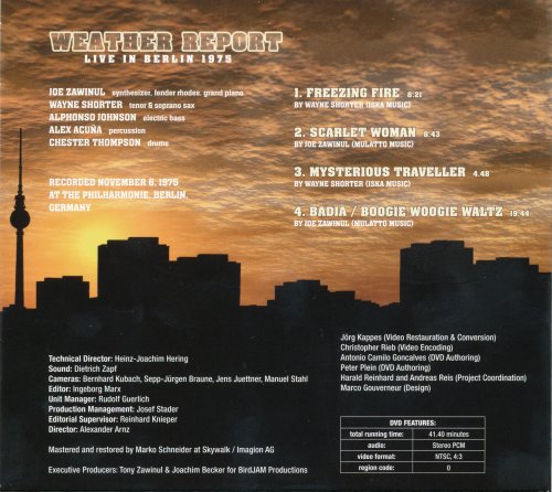 Weather Report - Live In Berlin (1975) [2011] CD-Rip