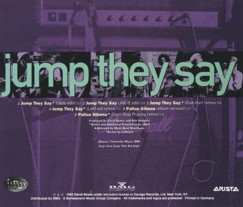David Bowie - Jump They Say (Maxi CD Single) (1993)