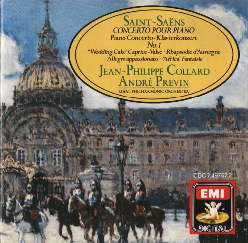 Jean-Philippe Collard, André Previn - Saint-Saëns: Piano Concerto No. 1, Wedding Cake, Rhapsodie d'Auvergne