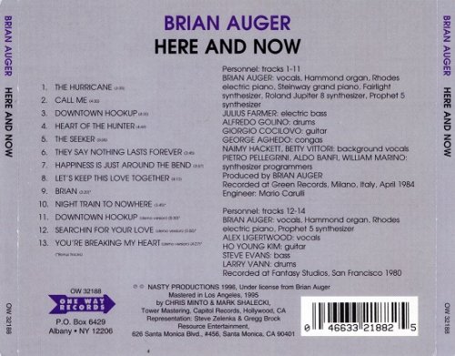 Brian Auger - Here and Now (Reissue) (1986/1996)