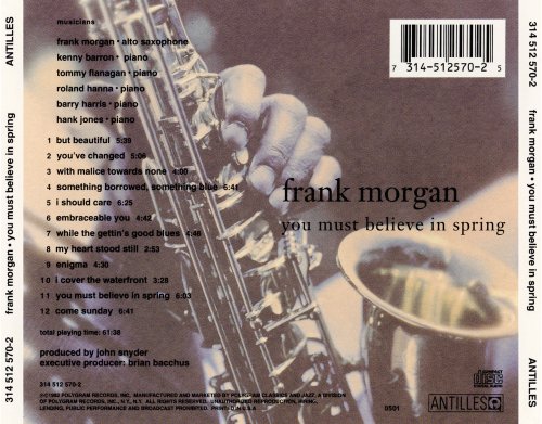 Frank Morgan - You Must Believe In Spring (1992)