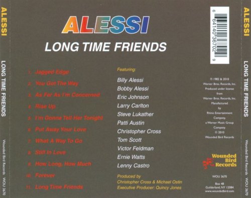 Alessi Brothers - Long Time Friends (Reissue) (1982/2010) Lossless