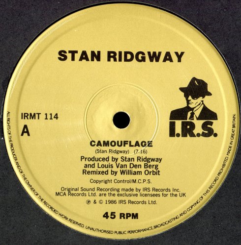 Stan Ridgway – Camouflage (LP) (1986)
