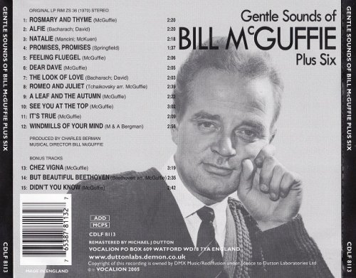 Bill McGuffie - Gentle Sounds Of Bill McGuffie Plus Six (1970) [2005]