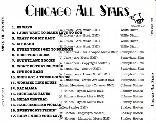 Chicago All Stars - Chicago All Stars: Willie Dixon, Walter Horton, Sunnyland Slim, James and Shines (1991)