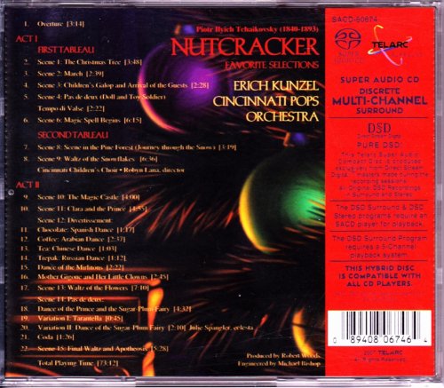 Erich Kunzel & Cincinnati Pops Orchestra - Tchaikovsky: Nutcracker (2007) [SACD]