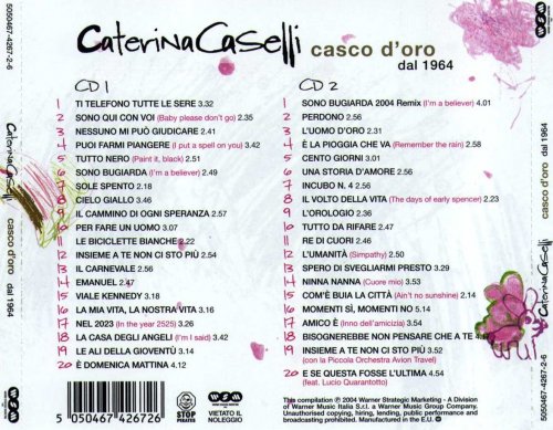 Caterina Caselli - Casco D' Oro Dal 1964 (2004)