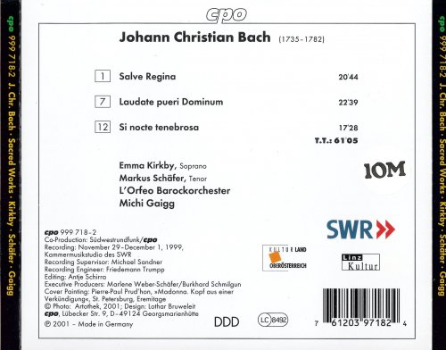 Johann Christian Bach - Salve Regina (2001)