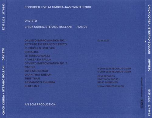 Chick Corea, Stefano Bollani - Orvieto (2011)