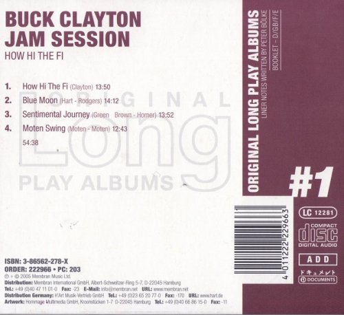 Buck Clayton - Jam Session: How Hi the Fi (2005) [Original Long Play Albums] CD-Rip