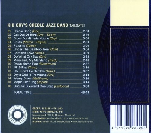 Kid Ory's Creole Jazz Band - Tailgate! (2007) [Original Long Play Albums] CD-Rip