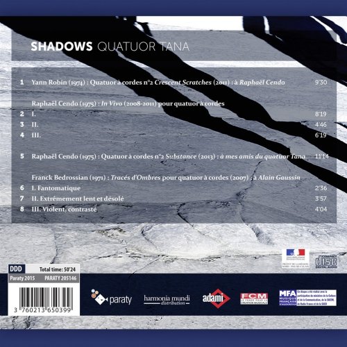 Quatuor Tana - Shadows (2016) [Hi-Res]