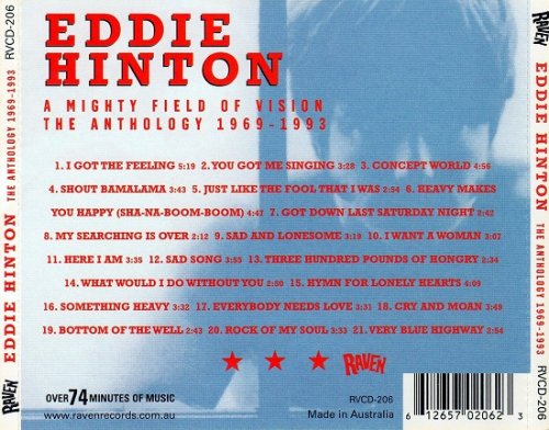 Eddie Hinton - A Mighty Field Of Vision (The Anthology 1969-93) (2005)