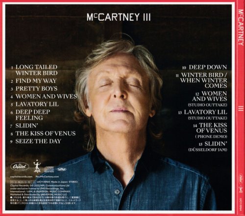 Paul McCartney - McCartney III (Spc.Ltd.Edt., SHM-CD, Digipak) (2020)