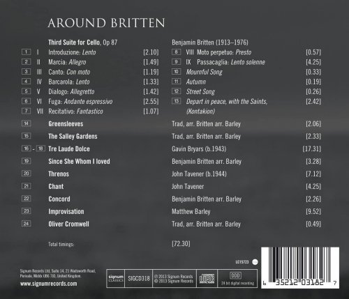 Matthew Barley - Around Britten: Matthew Barley (2013) [Hi-Res]