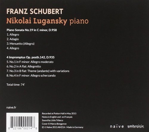 Nikolai Lugansky - Schubert: Piano Sonata D.958 & Impromptu D.935 (2015) [Hi-Res]