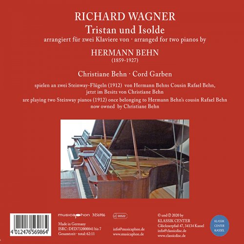 Christiane Behn - Wagner: Tristan und Isolde, WWV 90 (Arr. H. Behn for 2 Pianos) (2021)