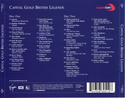 VA - Capital Gold British Legends (2 CD) (2003)