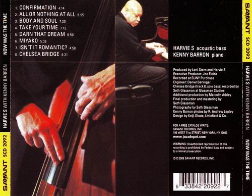 Harvie S With Kenny Barron - Now Was The Time (2008)