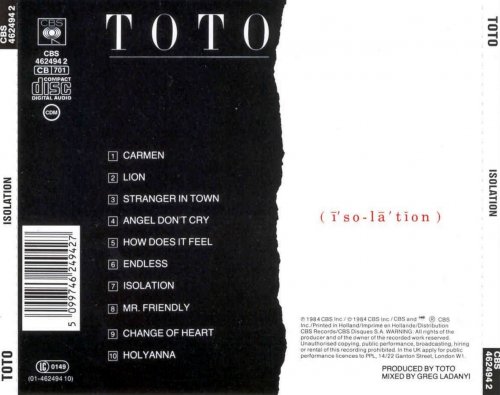 Toto - Isolation (2015)